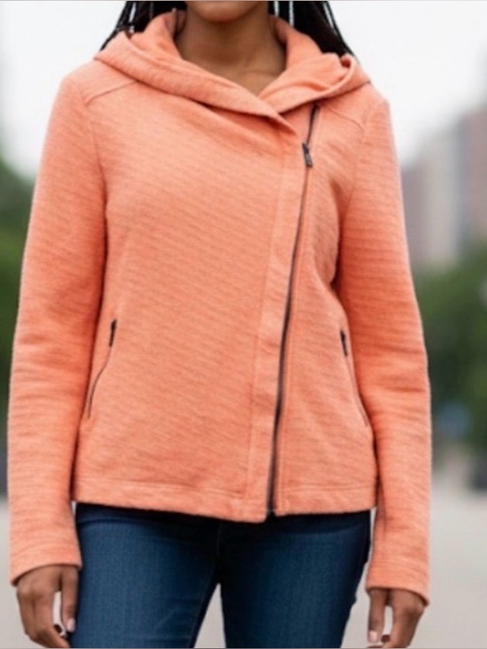 Anthropologie Jackets & Blazers - Orange anthroplogie zip up hoodie